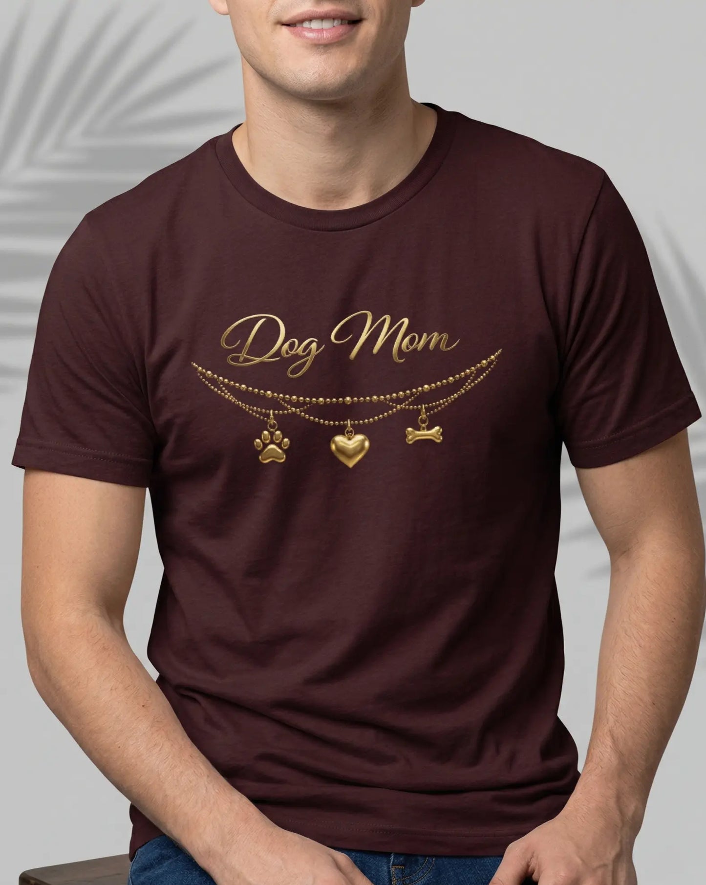 Dog Mom - Charm & Gold T-Shirt