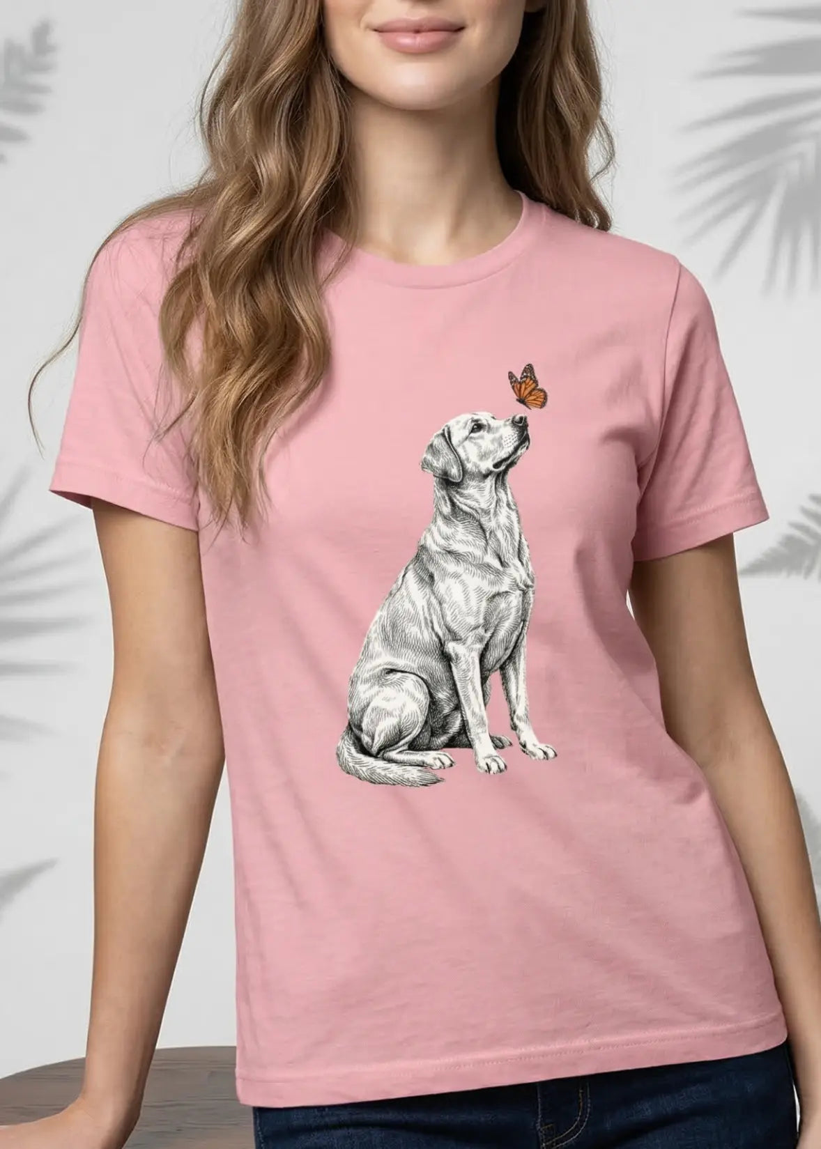 Labrador & Butterfly T-Shirt