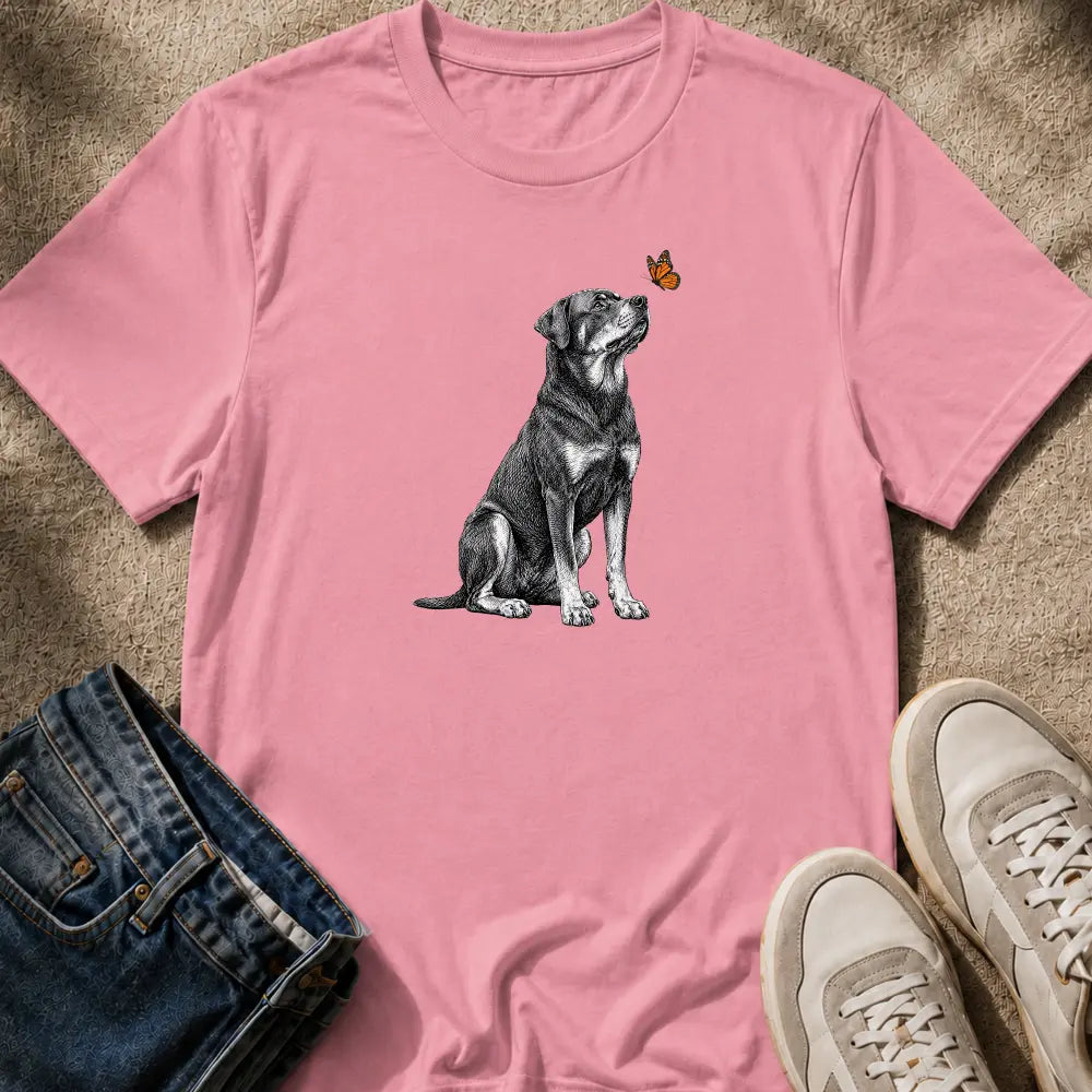 Rottweiler & Butterfly T-Shirt