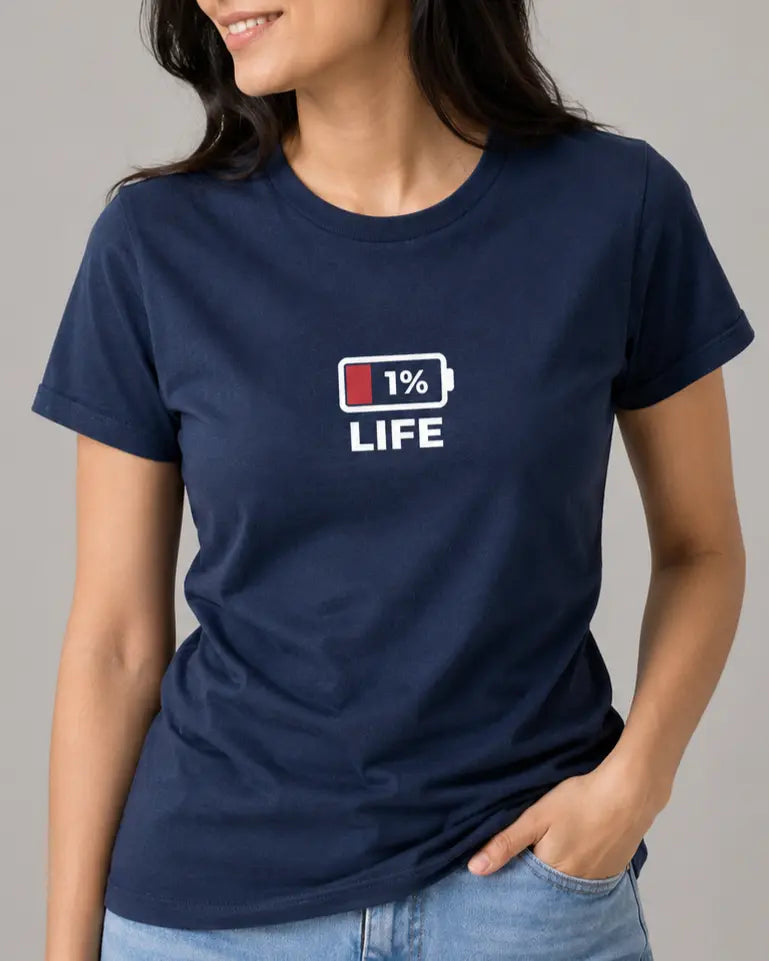 1% Life Battery T-Shirt