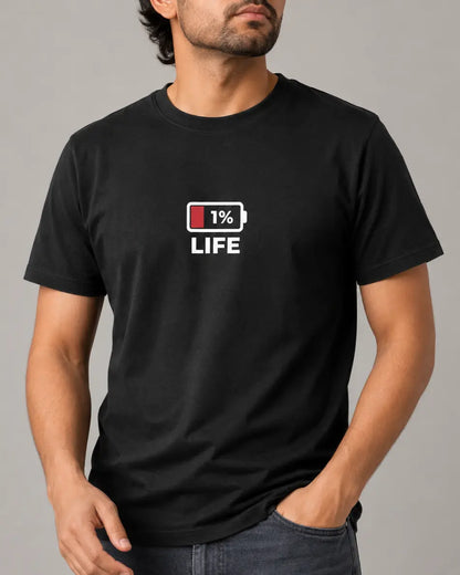 1% Life Battery T-Shirt