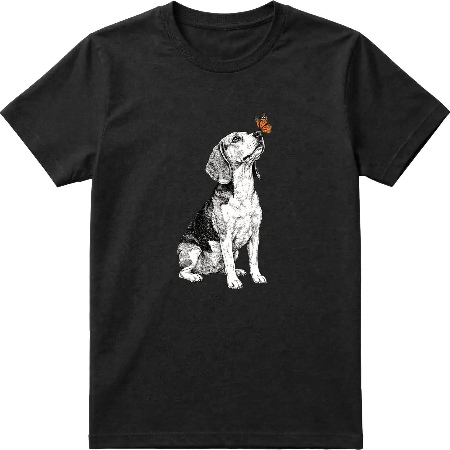 Beagle & Butterfly T-Shirt