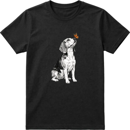 Beagle & Butterfly T-Shirt
