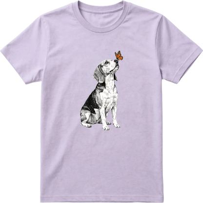 Beagle & Butterfly T-Shirt