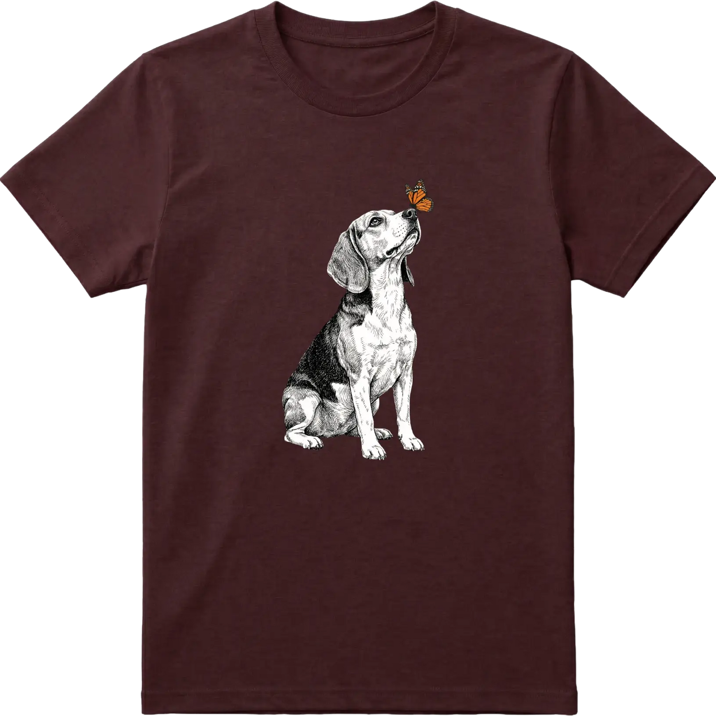 Beagle & Butterfly T-Shirt