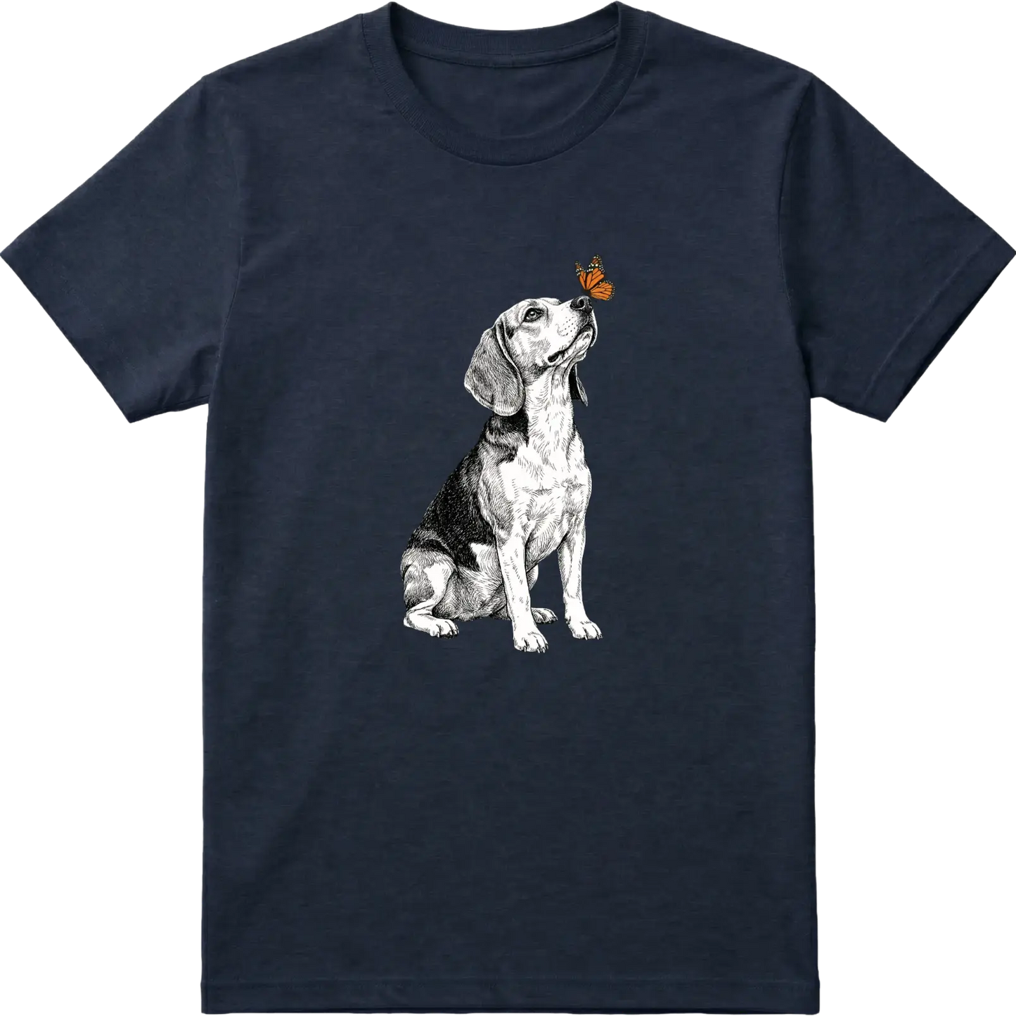 Beagle & Butterfly T-Shirt