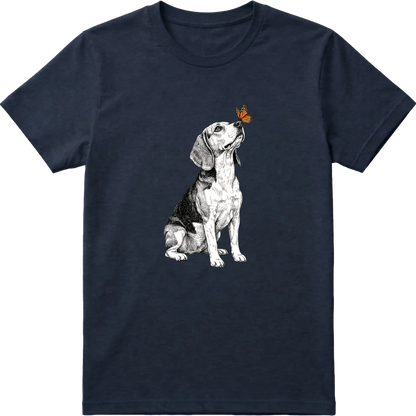 Beagle & Butterfly T-Shirt