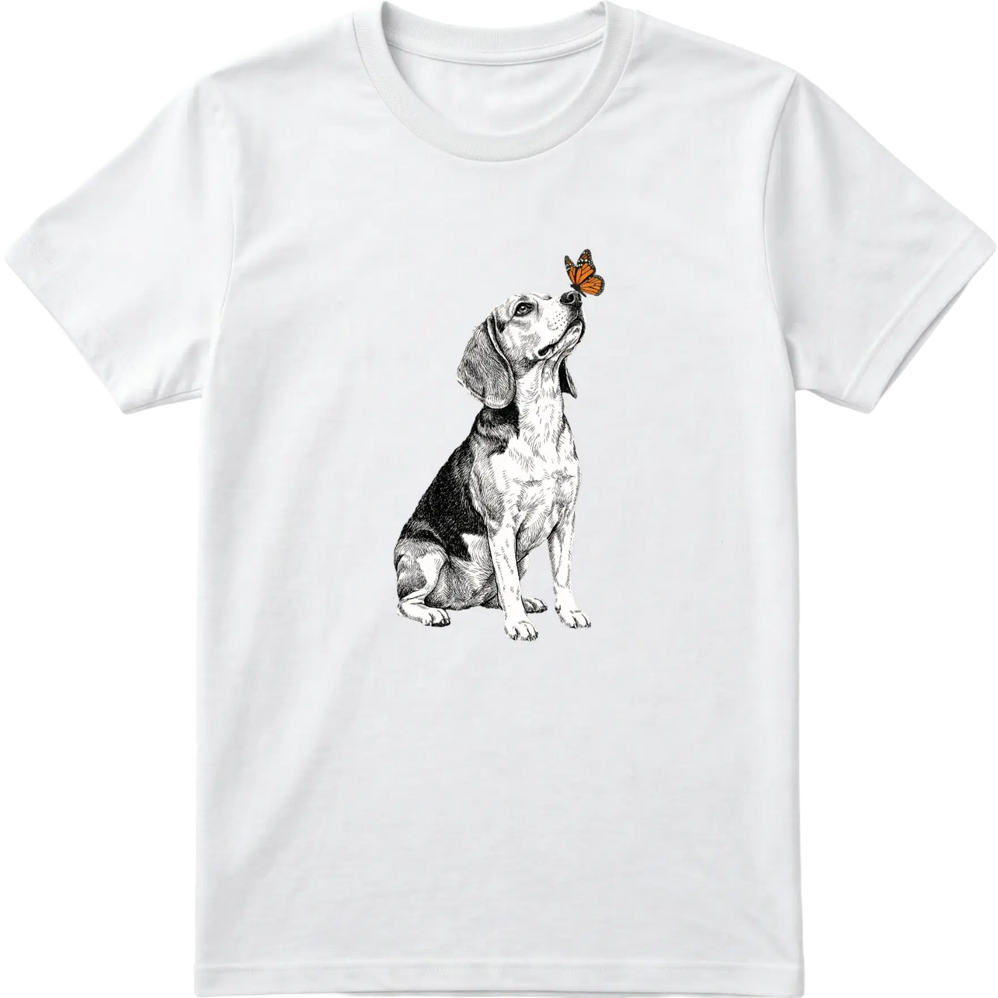Beagle & Butterfly T-Shirt