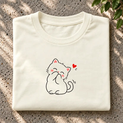 Blushing Cat T-Shirt