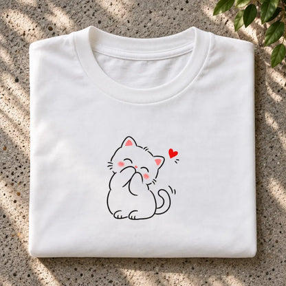 Blushing Cat T-Shirt