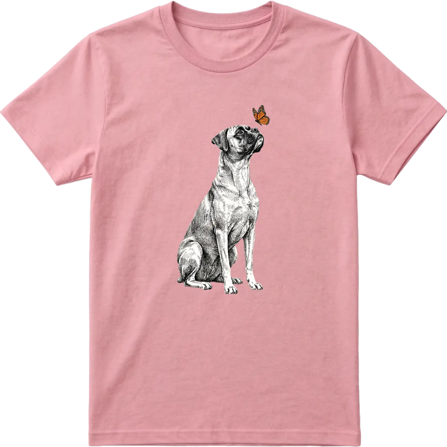 Boxer & Butterfly T-Shirt