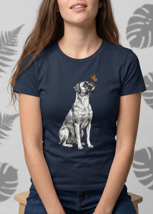 Boxer & Butterfly T-Shirt