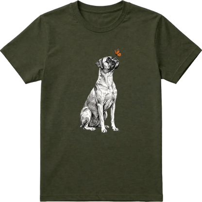 Boxer & Butterfly T-Shirt