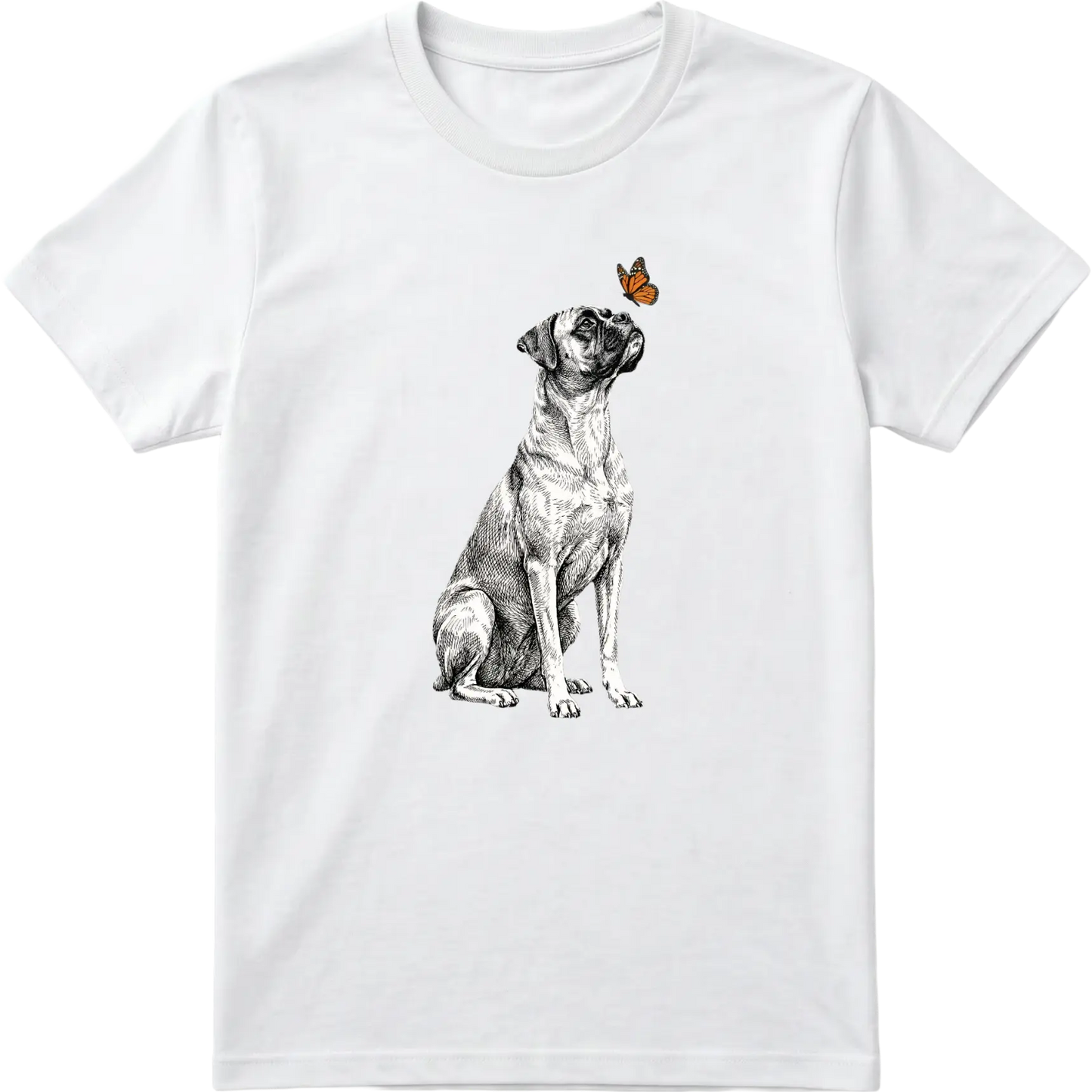 Boxer & Butterfly T-Shirt