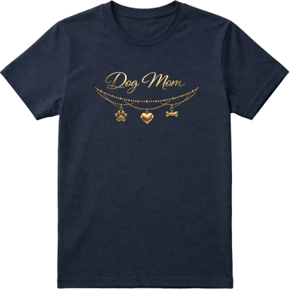 Dog Mom - Charm & Gold T-Shirt