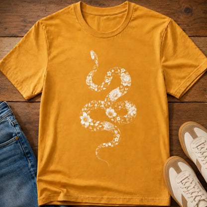 Floral Snake T-Shirt