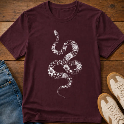 Floral Snake T-Shirt