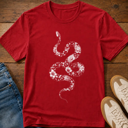 Floral Snake T-Shirt