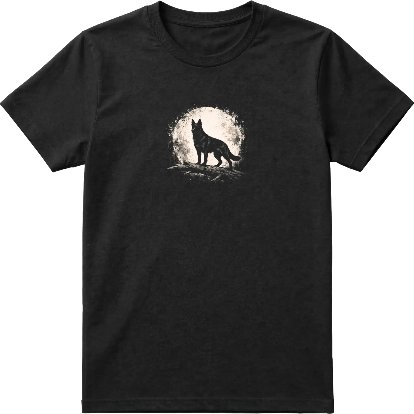 German Shepherd Moon T-Shirt