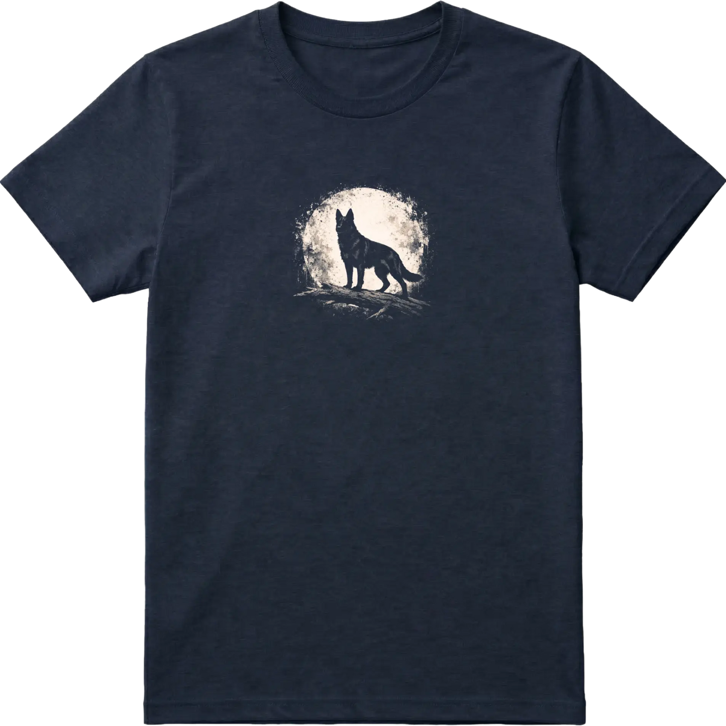 German Shepherd Moon T-Shirt