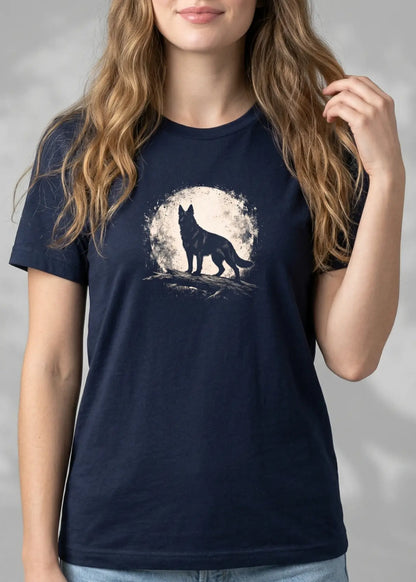 German Shepherd Moon T-Shirt