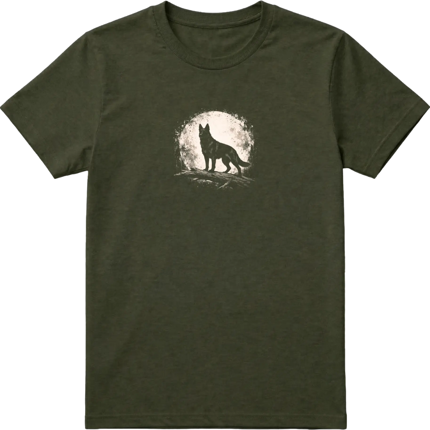 German Shepherd Moon T-Shirt