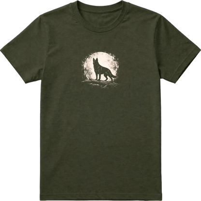 German Shepherd Moon T-Shirt
