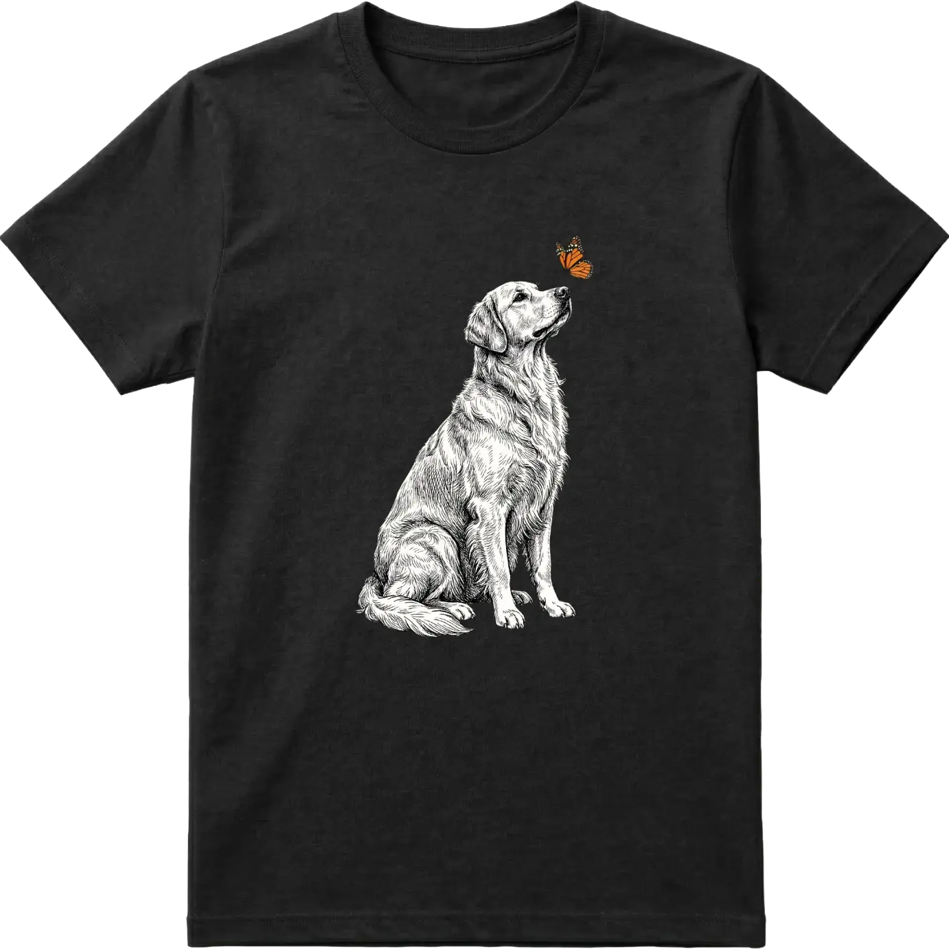 Golden Retriever & Butterfly T-Shirt
