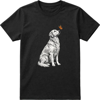 Golden Retriever & Butterfly T-Shirt