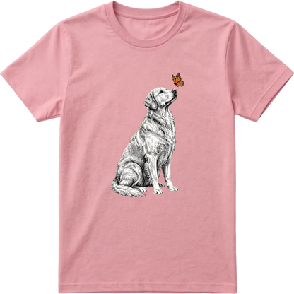 Golden Retriever & Butterfly T-Shirt