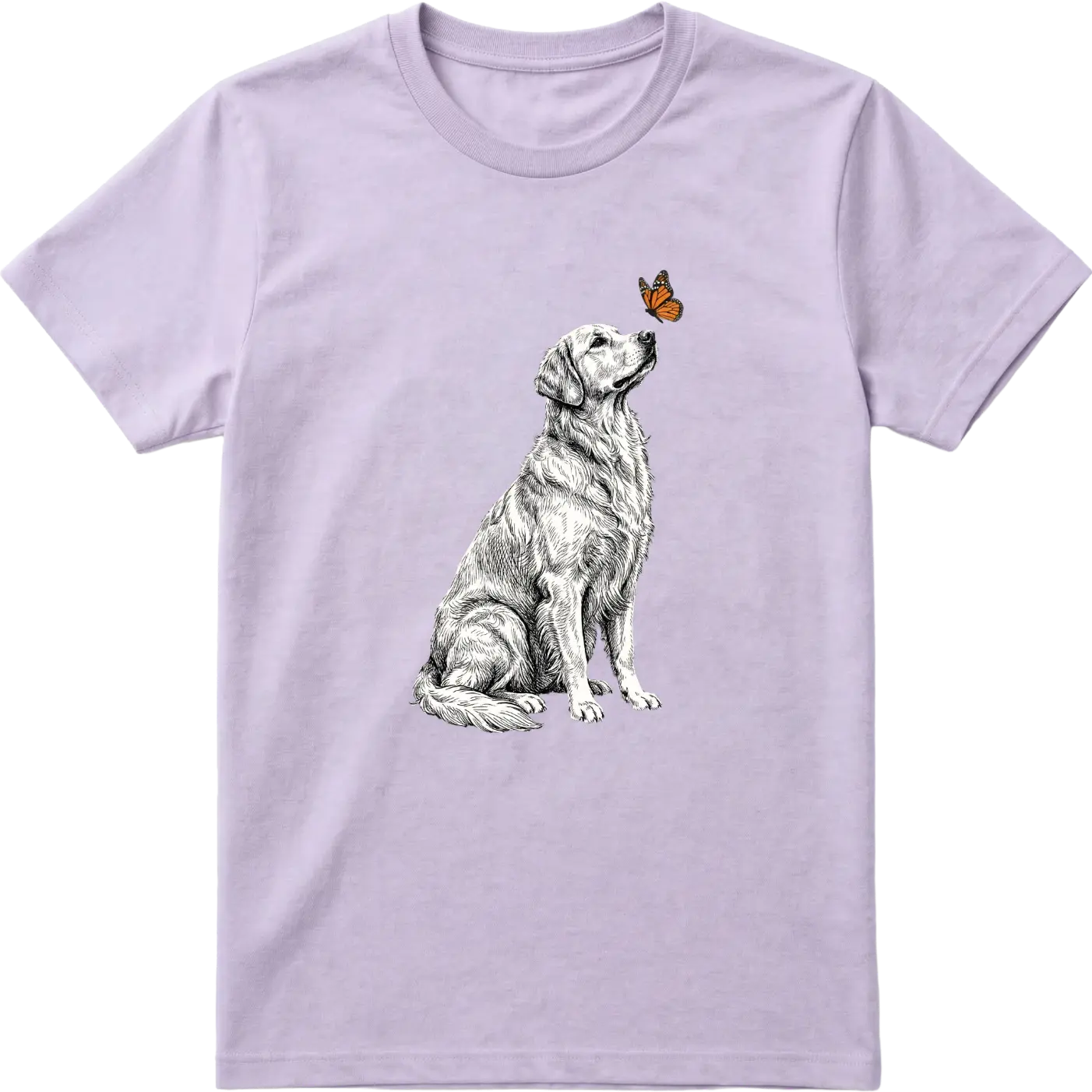 Golden Retriever & Butterfly T-Shirt