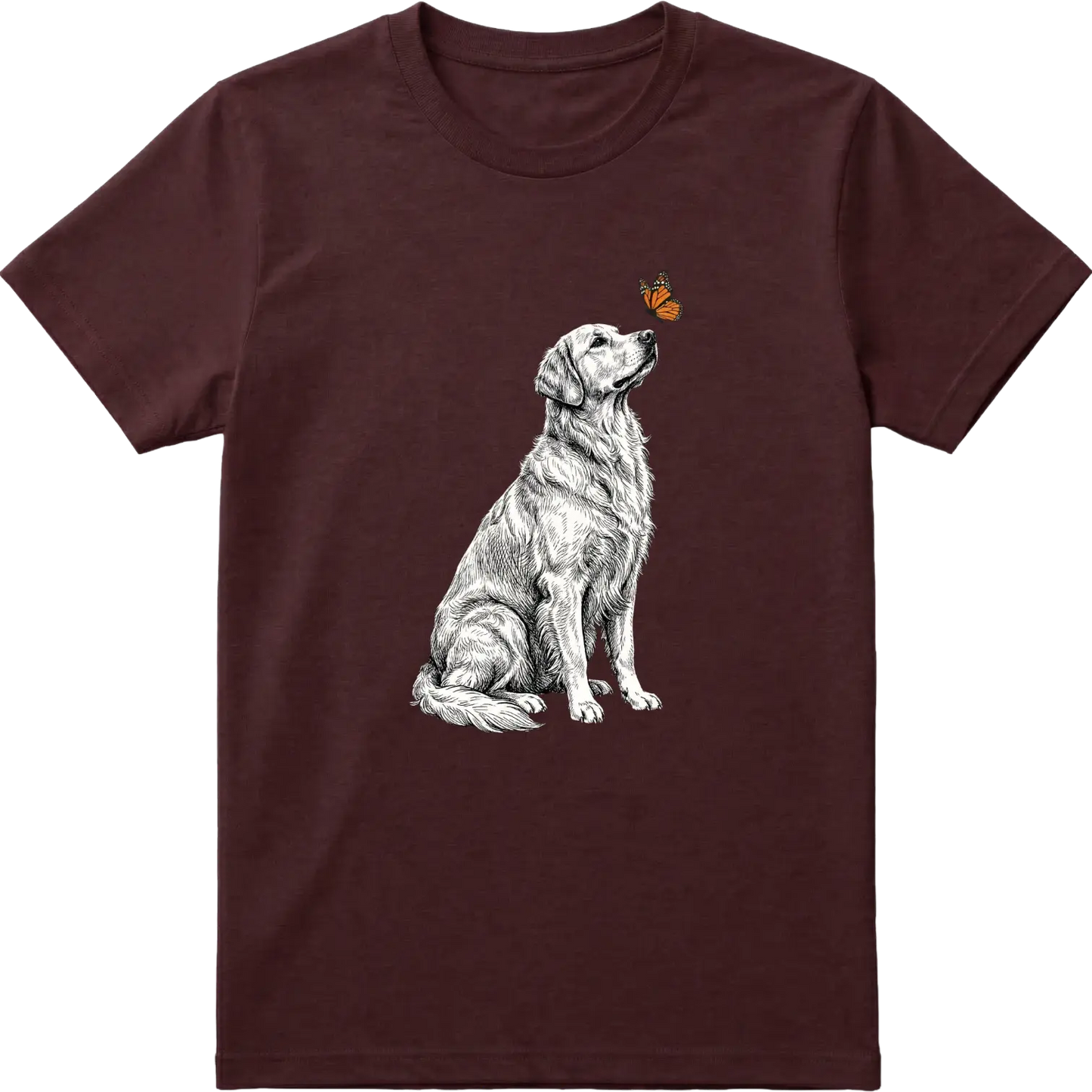 Golden Retriever & Butterfly T-Shirt