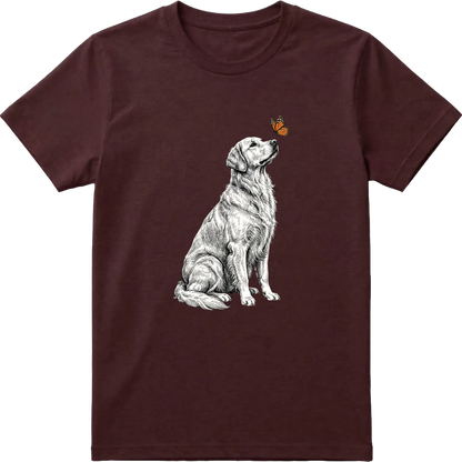 Golden Retriever & Butterfly T-Shirt