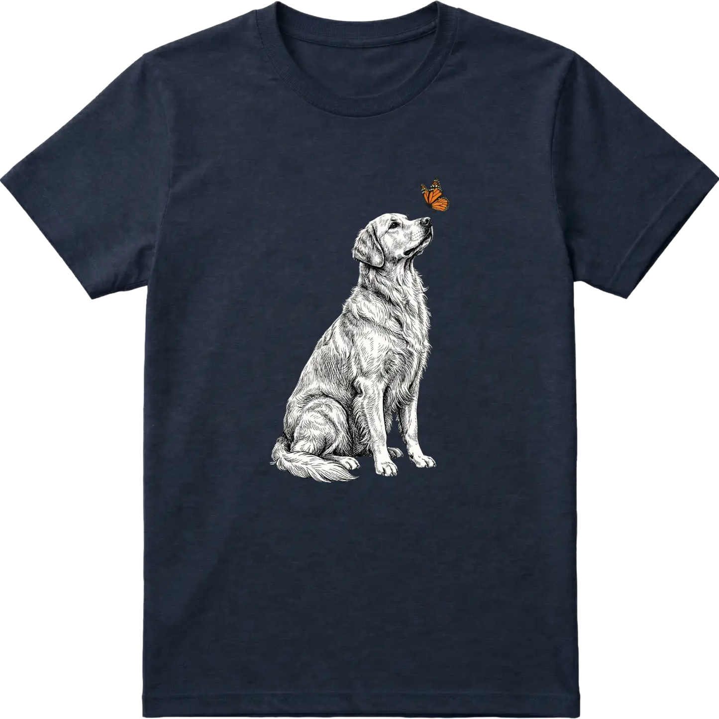 Golden Retriever & Butterfly T-Shirt