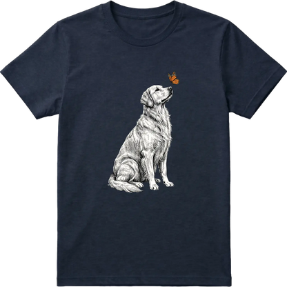 Golden Retriever & Butterfly T-Shirt