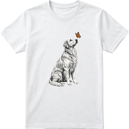 Golden Retriever & Butterfly T-Shirt