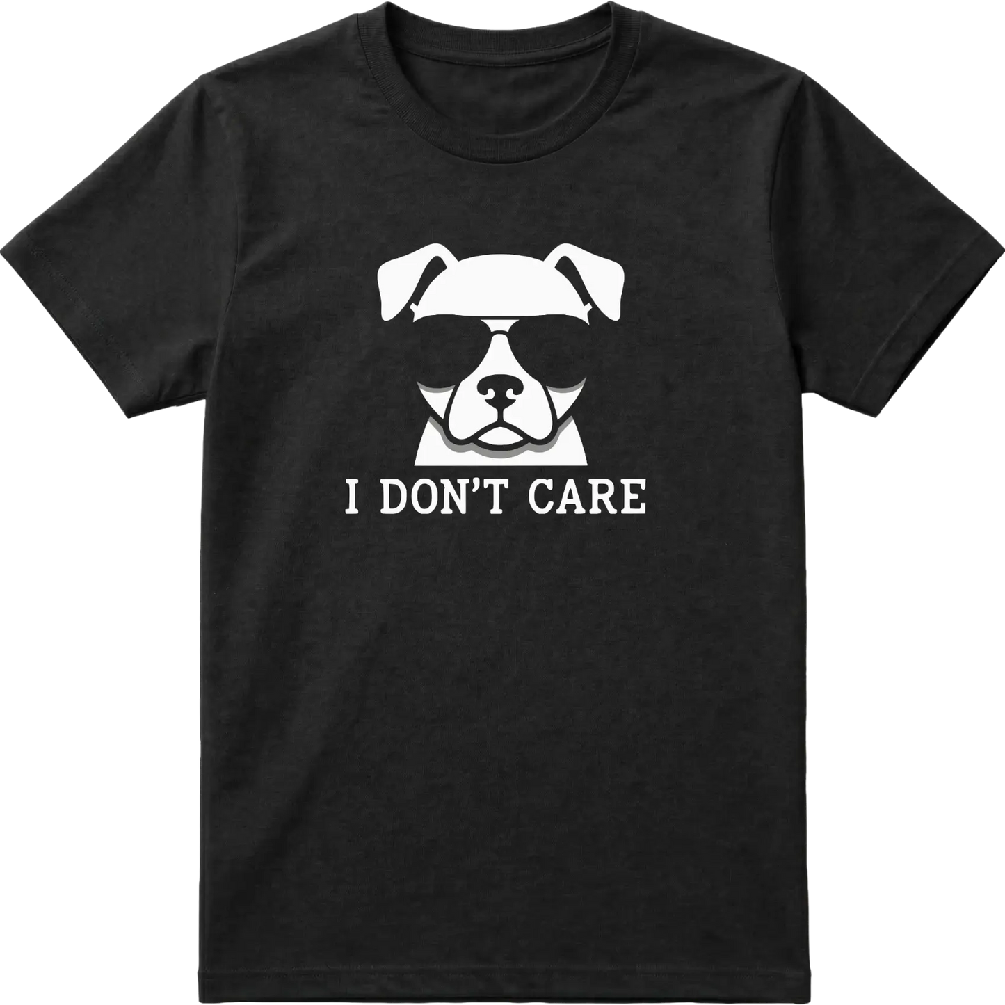 I Don't Care Dog T-Shirt