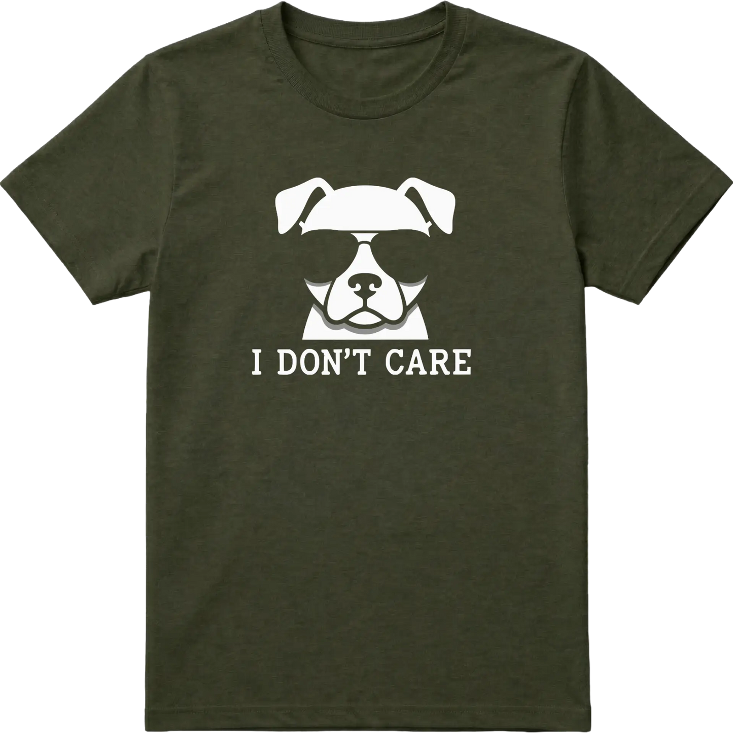 I Don't Care Dog T-Shirt