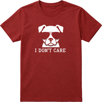 I Don't Care Dog T-Shirt