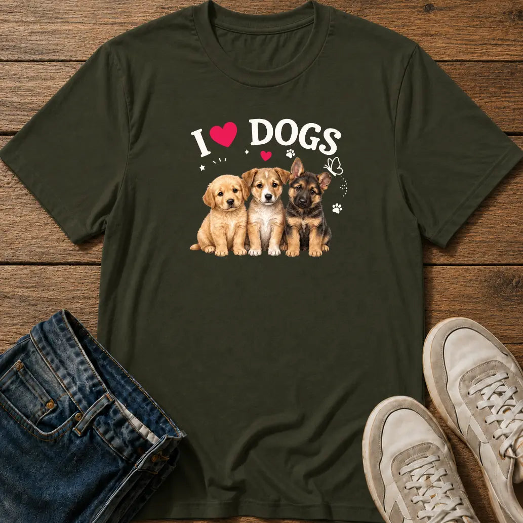 I love dogs T-Shirt