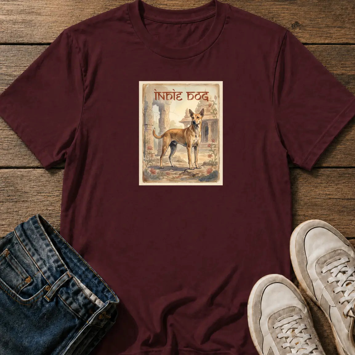 Indie Dog Retro T-Shirt