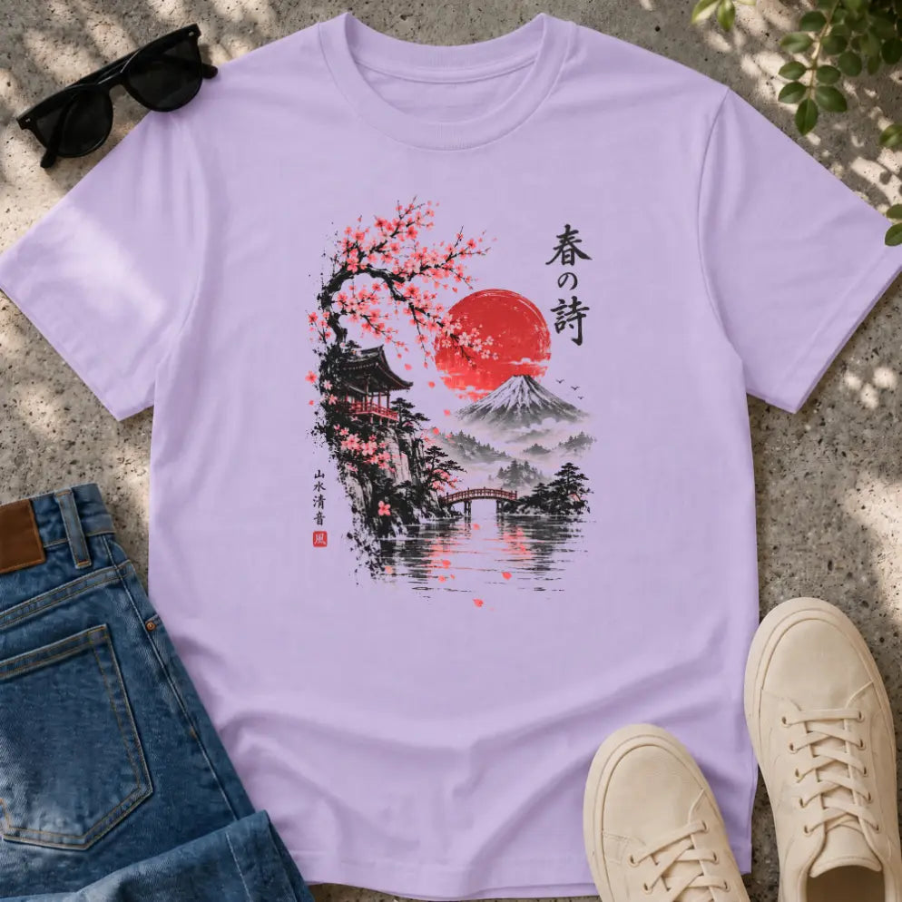 Japanese Spring Poetry T-Shirt