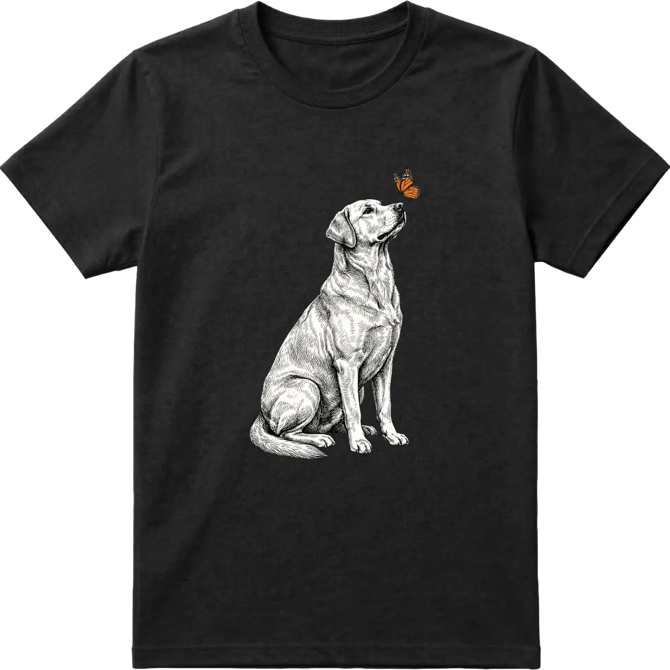 Labrador & Butterfly T-Shirt