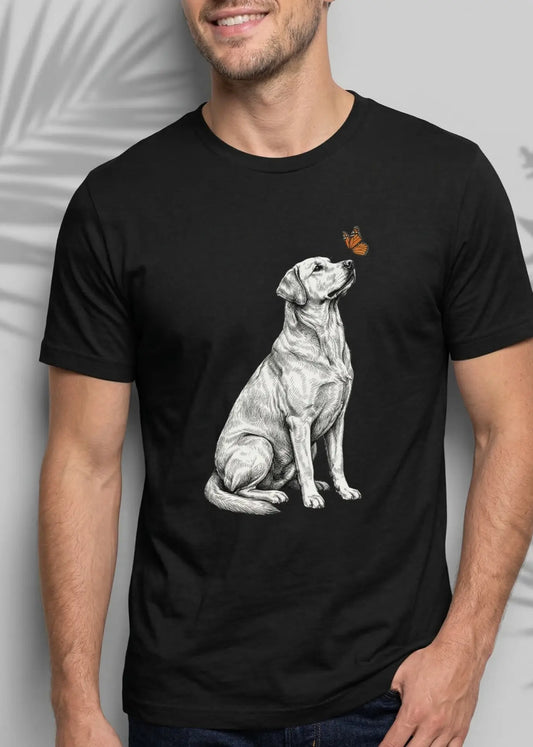 Labrador & Butterfly T-Shirt