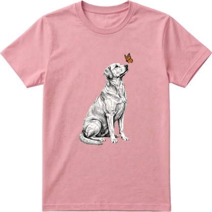 Labrador & Butterfly T-Shirt