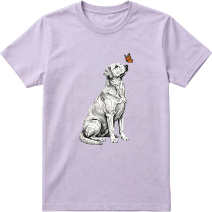 Labrador & Butterfly T-Shirt