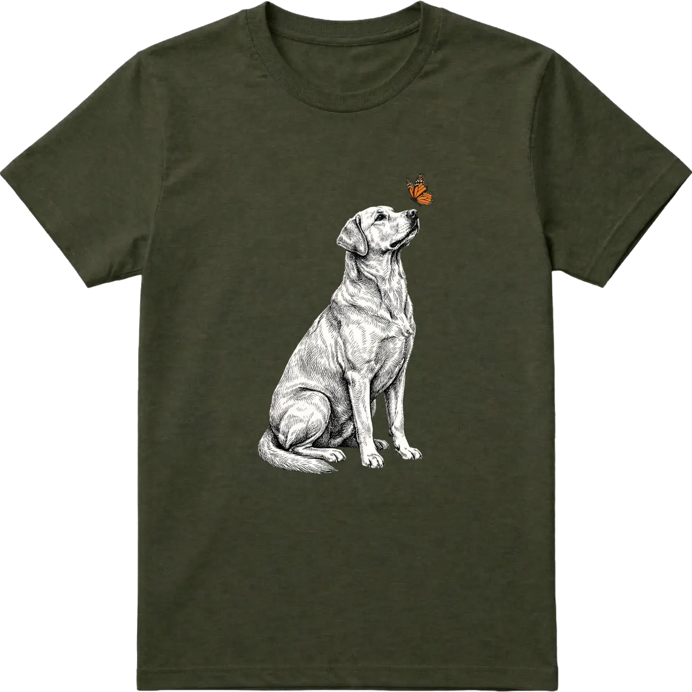 Labrador & Butterfly T-Shirt