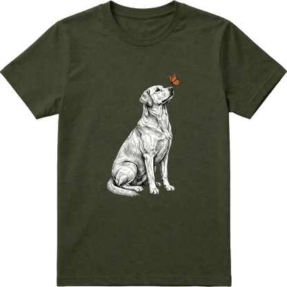 Labrador & Butterfly T-Shirt