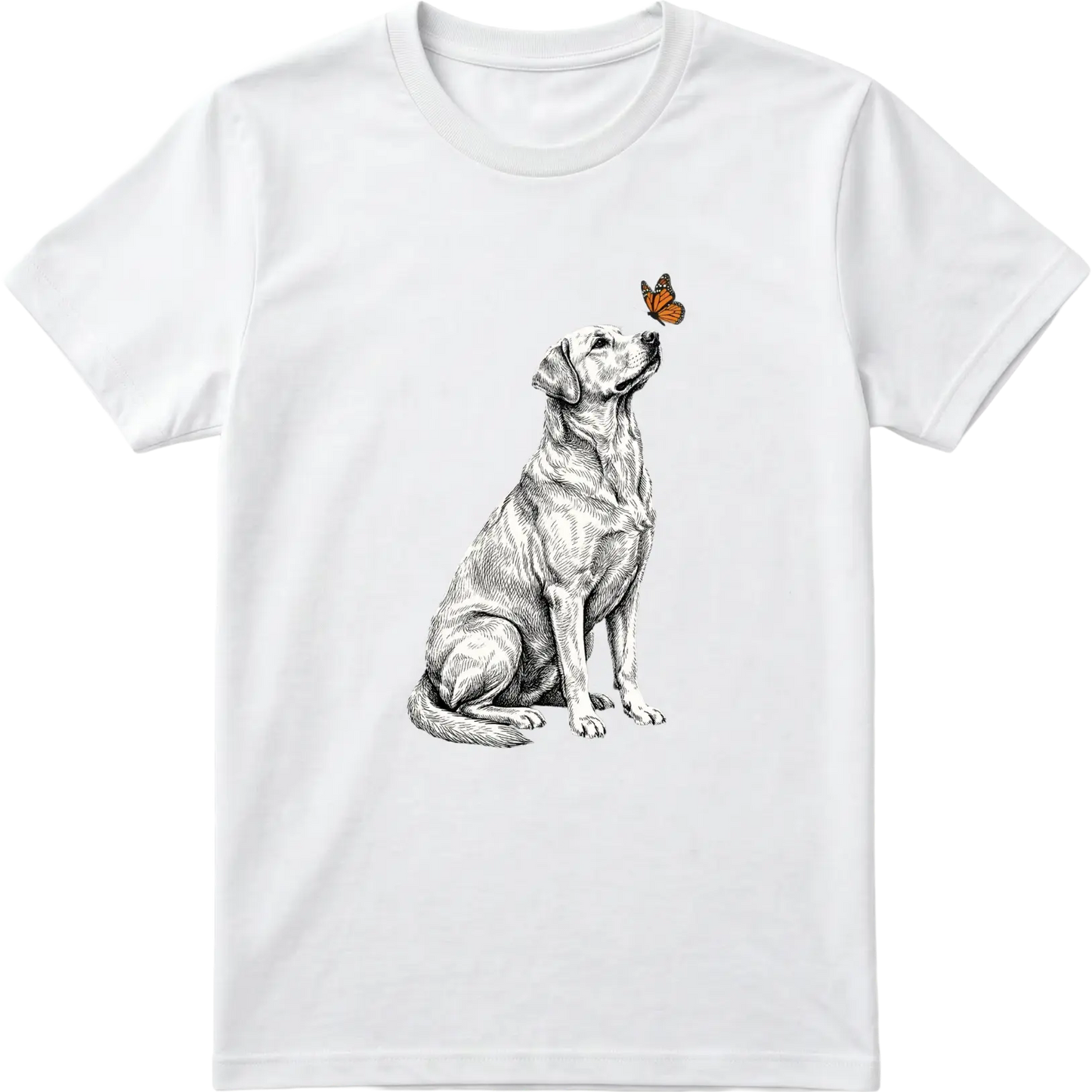Labrador & Butterfly T-Shirt