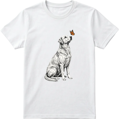 Labrador & Butterfly T-Shirt